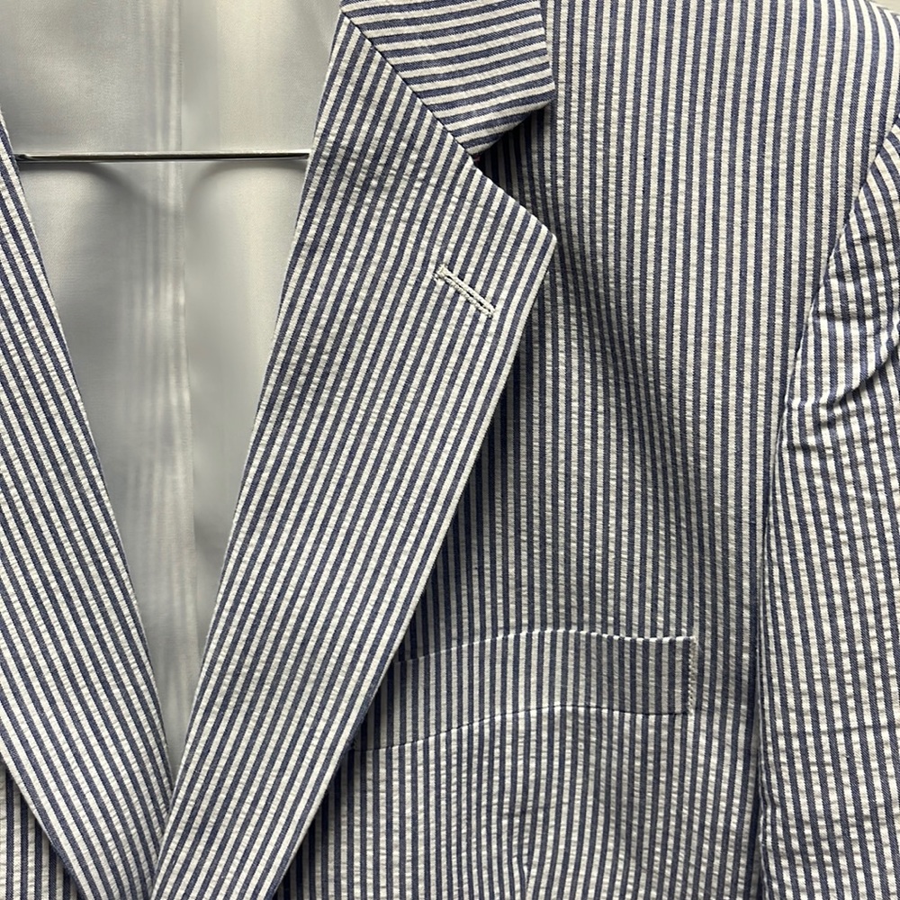 Alan Flusser Seersucker sport coat